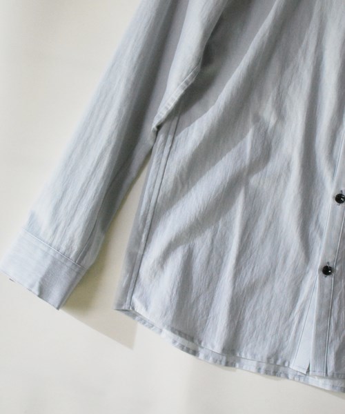 OURET（オーレット）の「RAYON COTTON TROPICAL WASHER REGULAR COLLAR SHIRT（シャツ/ブラウス・メンズ・ブラック/ホワイト・1/2/3）」の12枚目の写真