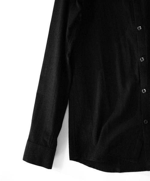 OURET（オーレット）の「RAYON COTTON TROPICAL WASHER REGULAR COLLAR SHIRT（シャツ/ブラウス・メンズ・ブラック/ホワイト・1/2/3）」の7枚目の写真