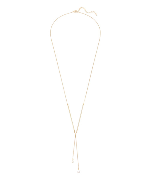 laboratory work（ラボラトリーワーク）の「Iラインネックレス（ネックレス・レディース・ゴールド/シルバー・フリー）」の2枚目の写真