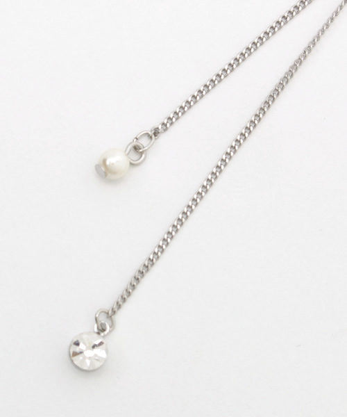 laboratory work（ラボラトリーワーク）の「Iラインネックレス（ネックレス・レディース・ゴールド/シルバー・フリー）」の7枚目の写真