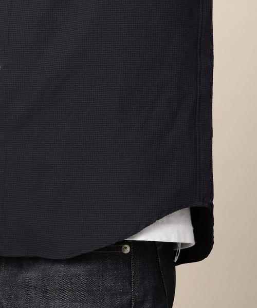 BEAUTY&YOUTH UNITED ARROWS(ビューティーアンドユースユナイテッドアローズ)の「BY "TORAY" シアサッカー シャツ◆(シャツ/ブラウス・メンズ・ダークグレー/オリーブ/ネイビー・X-LARGE/X-SMALL/MEDIUM/SMALL/LARGE)」の14枚目の写真