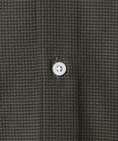 BEAUTY&YOUTH UNITED ARROWS(ビューティーアンドユースユナイテッドアローズ)の「BY "TORAY" シアサッカー シャツ◆(シャツ/ブラウス・メンズ・ダークグレー/オリーブ/ネイビー・X-LARGE/X-SMALL/MEDIUM/SMALL/LARGE)」の6枚目の写真