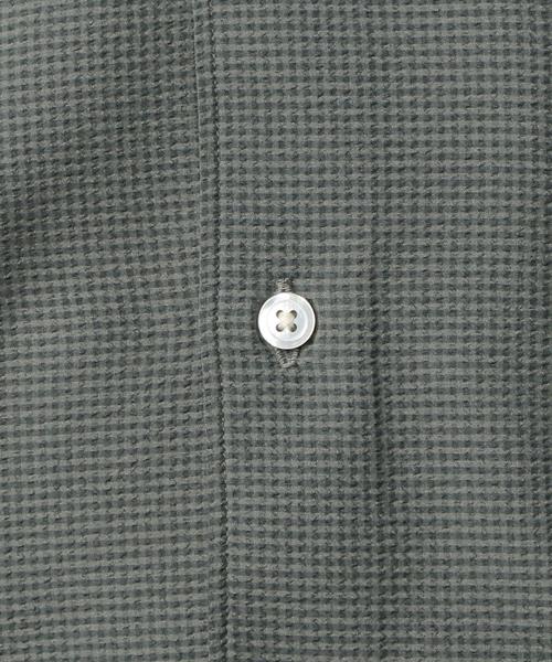 BEAUTY&YOUTH UNITED ARROWS(ビューティーアンドユースユナイテッドアローズ)の「BY "TORAY" シアサッカー シャツ◆(シャツ/ブラウス・メンズ・ダークグレー/オリーブ/ネイビー・X-LARGE/X-SMALL/MEDIUM/SMALL/LARGE)」の8枚目の写真