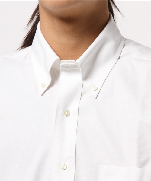 BROOKS BROTHERS（ブルックスブラザーズ）の「ノンアイロン ブルックスクール ライトウェイトオックスフォード ショートスリーブ ドレスシャツ Milano Fit（シャツ/ブラウス・メンズ・ホワイト・15 /14  1/2/15  1/2/16）」の4枚目の写真