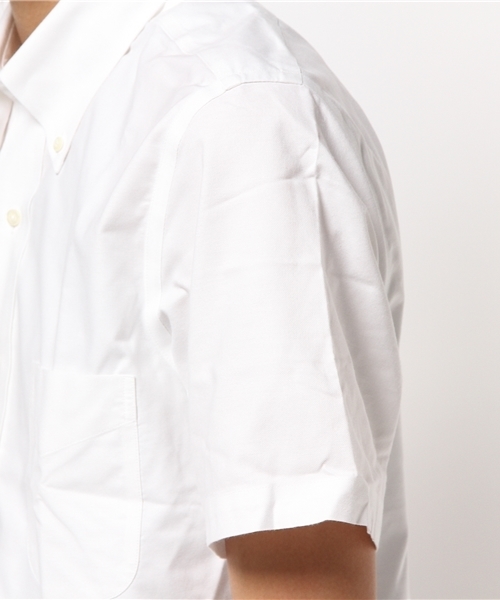 BROOKS BROTHERS（ブルックスブラザーズ）の「ノンアイロン ブルックスクール ライトウェイトオックスフォード ショートスリーブ ドレスシャツ Milano Fit（シャツ/ブラウス・メンズ・ホワイト・15 /14  1/2/15  1/2/16）」の5枚目の写真