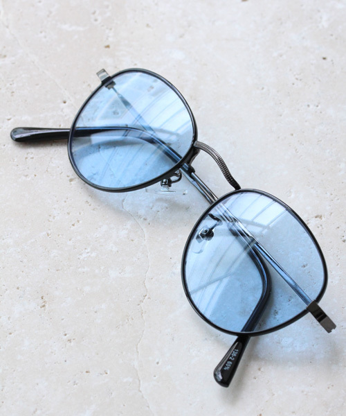 VIBGYOR（ヴィブジョー）の「【VIBGYOR Select】ラウンドサングラス/ROUND SUNGLASS（サングラス・メンズ・サックスブルー/ブラウン・FREE）」の2枚目の写真