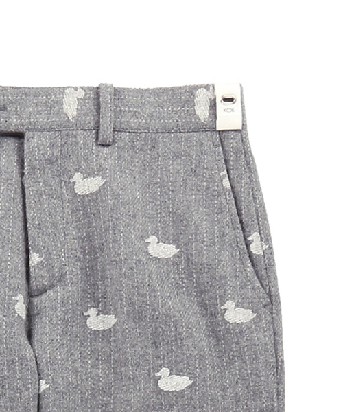 koe×THOM BROWNE（コエトムブラウン）の「[KOE×THOM BROWNE]WOMENS DUCK TROUSERS（その他パンツ・レディース・グレー・LARGE/MEDIUM/SMALL）」の12枚目の写真