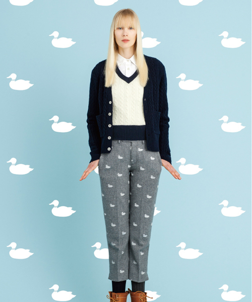 koe×THOM BROWNE（コエトムブラウン）の「[KOE×THOM BROWNE]WOMENS DUCK TROUSERS（その他パンツ・レディース・グレー・LARGE/MEDIUM/SMALL）」の11枚目の写真