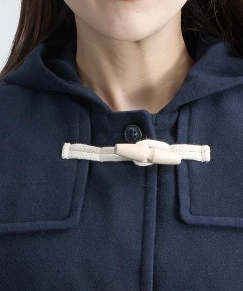 WEGO(ウィゴー)の「WEGO/ダッフルコート(ダッフルコート・レディース・キャメル/レッド/杢グレー/ネイビー・FREE)」の13枚目の写真