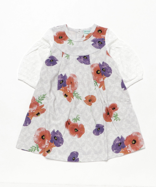 Hakka Kids ハッカキッズ の ポピープリントワンピース ワンピース Wear