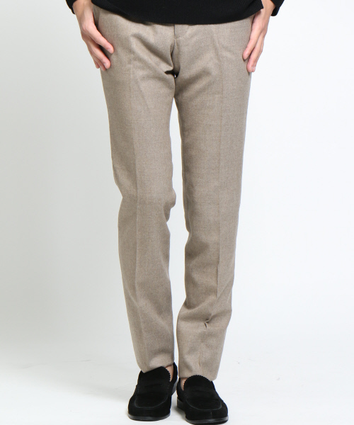 ABAHOUSE（アバハウス）の「【Recency of Mine】サキソニーフラノストレッチパンツ（スラックス・メンズ・チャコールグレー/ダークオリーブ/ベージュ/ネイビー・48/44/46/50）」の3枚目の写真