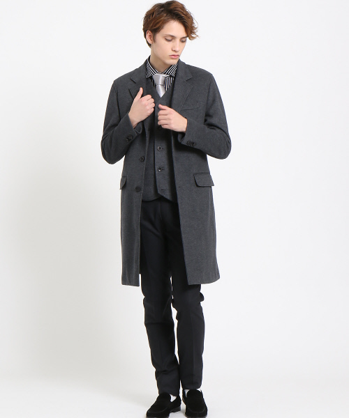 ABAHOUSE（アバハウス）の「【Recency of Mine】サキソニーフラノストレッチパンツ（スラックス・メンズ・チャコールグレー/ダークオリーブ/ベージュ/ネイビー・48/44/46/50）」の13枚目の写真