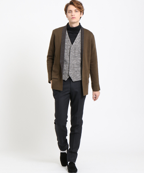 ABAHOUSE（アバハウス）の「【Recency of Mine】サキソニーフラノストレッチパンツ（スラックス・メンズ・チャコールグレー/ダークオリーブ/ベージュ/ネイビー・48/44/46/50）」の15枚目の写真