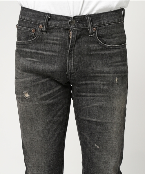 Denim & Supply Ralph Lauren（デニムアンドサプライラルフローレン）の「D&S ローガン ドロップド スキニー ジーンズ（デニムパンツ・メンズ・ブラック・36/30/28/32/33/32/29/30/30/32/31/30/33/30/34/32/32/30/31/32/28/30/27/30/30/30/27/32/32/32/29/32/34/30）」の4枚目の写真