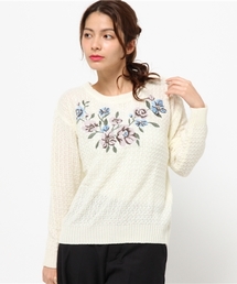 archives | 胸花刺繍ニットプルオーバー(ニット/セーター)