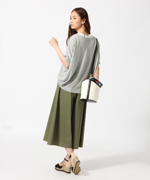 GLOBAL WORK（グローバルワーク）の「【接触冷感】12ゲージ2WAYニットプルオーバー半袖/749769（ニット/セーター・レディース・ネイビー/ダークブルー/レッド系その他/ライトグレー/その他・MEDIUM/LARGE）」の20枚目の写真