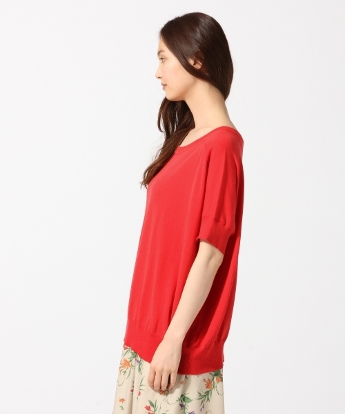 GLOBAL WORK（グローバルワーク）の「【接触冷感】12ゲージ2WAYニットプルオーバー半袖/749769（ニット/セーター・レディース・ネイビー/ダークブルー/レッド系その他/ライトグレー/その他・MEDIUM/LARGE）」の18枚目の写真