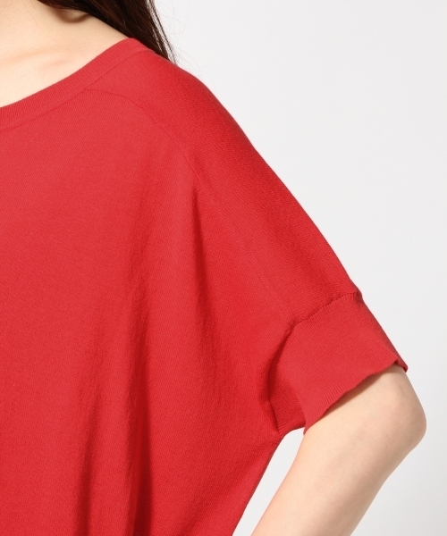 GLOBAL WORK（グローバルワーク）の「【接触冷感】12ゲージ2WAYニットプルオーバー半袖/749769（ニット/セーター・レディース・ネイビー/ダークブルー/レッド系その他/ライトグレー/その他・MEDIUM/LARGE）」の10枚目の写真