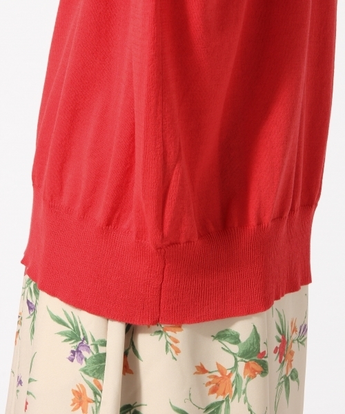 GLOBAL WORK（グローバルワーク）の「【接触冷感】12ゲージ2WAYニットプルオーバー半袖/749769（ニット/セーター・レディース・ネイビー/ダークブルー/レッド系その他/ライトグレー/その他・MEDIUM/LARGE）」の11枚目の写真