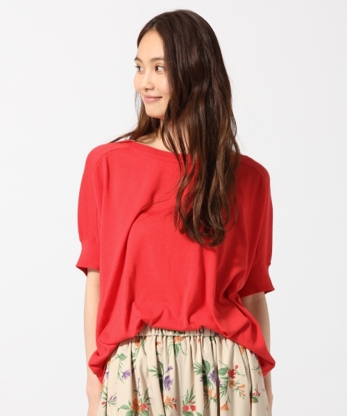 GLOBAL WORK（グローバルワーク）の「【接触冷感】12ゲージ2WAYニットプルオーバー半袖/749769（ニット/セーター・レディース・ネイビー/ダークブルー/レッド系その他/ライトグレー/その他・MEDIUM/LARGE）」の22枚目の写真