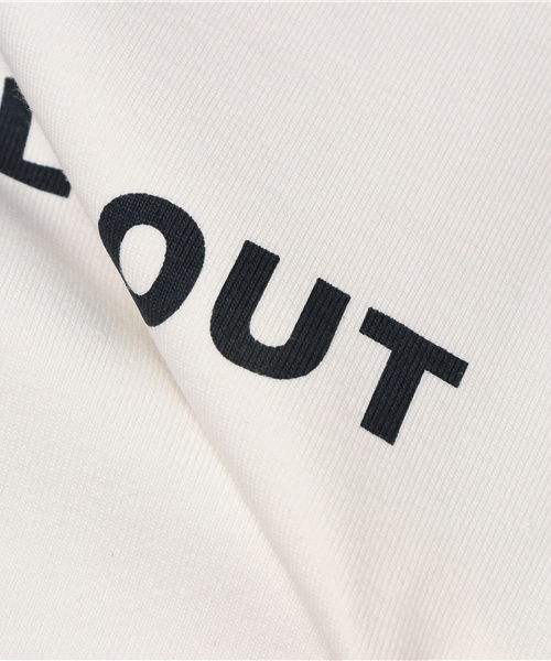 un dix cors（アンディコール）の「SINGLEOUTロゴTシャツ（Tシャツ/カットソー・レディース・オレンジ/ホワイト・ﾌﾘ-）」の12枚目の写真