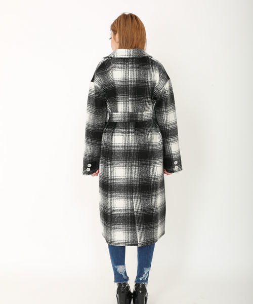 ENVYM（アンビー）の「Ｂｅｌｔチェスターコート（チェスターコート・レディース・ブラック/ピンク/その他/ブラウン・FREE）」の15枚目の写真