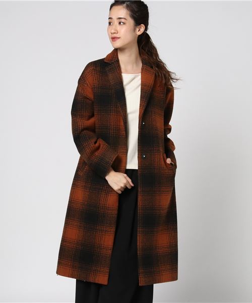 ENVYM（アンビー）の「Ｂｅｌｔチェスターコート（チェスターコート・レディース・ブラック/ピンク/その他/ブラウン・FREE）」の13枚目の写真