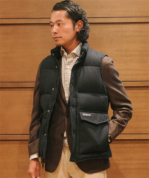 woolrich ウールリッチ　ダウンベスト　beamsf BEAMS F（ビームスF）【別注】WOOLRICH / ダウンベスト（ブルゾン