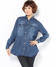 coen | デニムワークシャツ(シャツ/ブラウス)