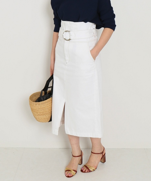 Iena イエナ の Currentage ハイウエストデニムスカート デニムスカート Wear