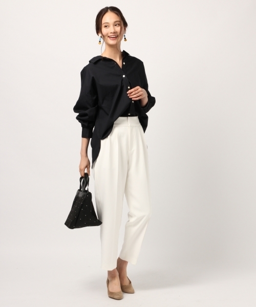 GLOBAL WORK（グローバルワーク）の「ＴＲペグトップパンツ/776708（その他パンツ・レディース・ホワイト/ベージュ/ネイビー/ライトグリーン/ライトピンク・LARGE/MEDIUM/SMALL）」の16枚目の写真