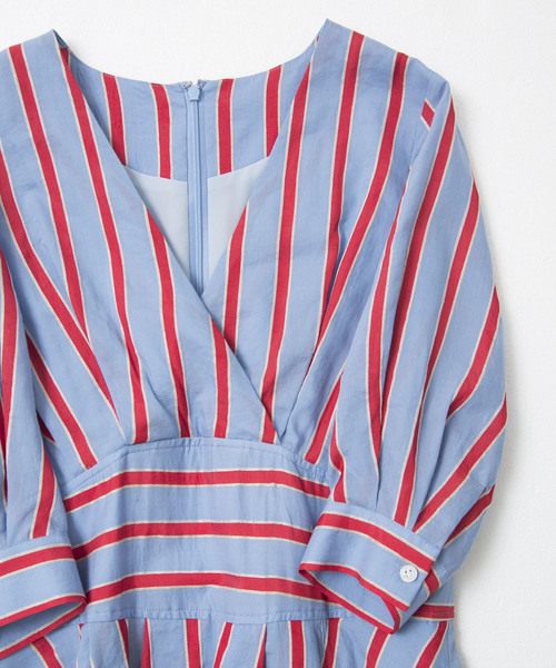 UNITED TOKYO（ユナイテッドトウキョウ）の「カシュクールワンピース（ワンピース・レディース・マルチ/レッド/ブラック・1）」の7枚目の写真