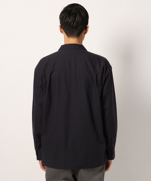 GLOBAL WORK（グローバルワーク）の「コットンレーヨンオープンカラーシャツ/779331（シャツ/ブラウス・メンズ・ベージュ系その他3/ネイビー/サックスブルー/グレー系その他・LARGE/SMALL/MEDIUM/X-LARGE）」の19枚目の写真