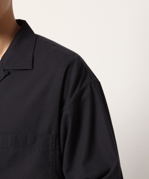 GLOBAL WORK（グローバルワーク）の「コットンレーヨンオープンカラーシャツ/779331（シャツ/ブラウス・メンズ・ベージュ系その他3/ネイビー/サックスブルー/グレー系その他・LARGE/SMALL/MEDIUM/X-LARGE）」の6枚目の写真