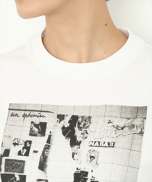 agnes b.（アニエスベー）の「【agnes b. pour ADAM ET ROPE' 】T-SHIRTS SERIGRAPHIE（Tシャツ/カットソー・レディース・ホワイト・S）」の9枚目の写真