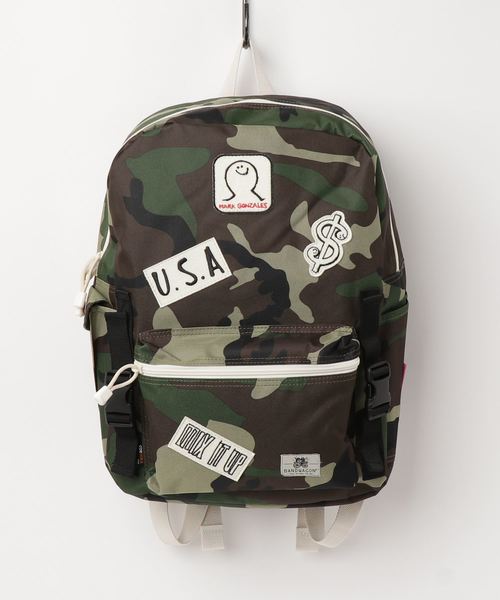 セール Bandwagon バンドワゴン X Mark Gonzales マーク ゴンザレス リュック デイパック バックパック The Student Pack バックパック リュック Bandwagon バンドワゴン のファッション通販 Zozotown