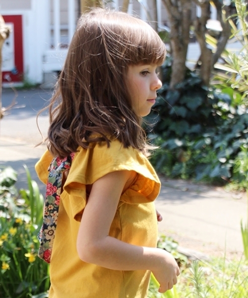 Rora（ローラ）の「Rora リリア チュニックｔ（Tシャツ/カットソー・キッズ・マスタード/プラム・110cm/100cm/120cm/90㎝/130cm/140cm/150cm）」の14枚目の写真