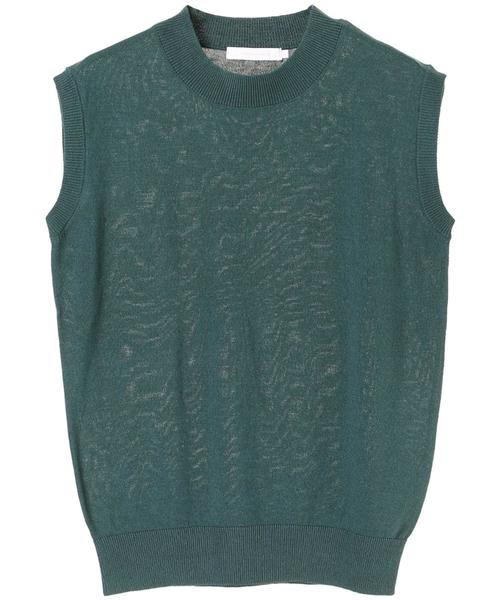 AMERICAN HOLIC(アメリカンホリック)の「・ハイネックニットノースリーブプルオーバー *(ニット/セーター・レディース・ブラック/ベージュ/ブラウン/イエロー/キャメル/グリーン/ブルー/その他7/ブルー系その他2・L/M)」の20枚目の写真