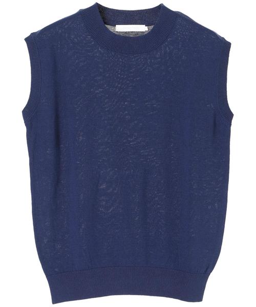 AMERICAN HOLIC(アメリカンホリック)の「・ハイネックニットノースリーブプルオーバー *(ニット/セーター・レディース・ブラック/ベージュ/ブラウン/イエロー/キャメル/グリーン/ブルー/その他7/ブルー系その他2・L/M)」の19枚目の写真