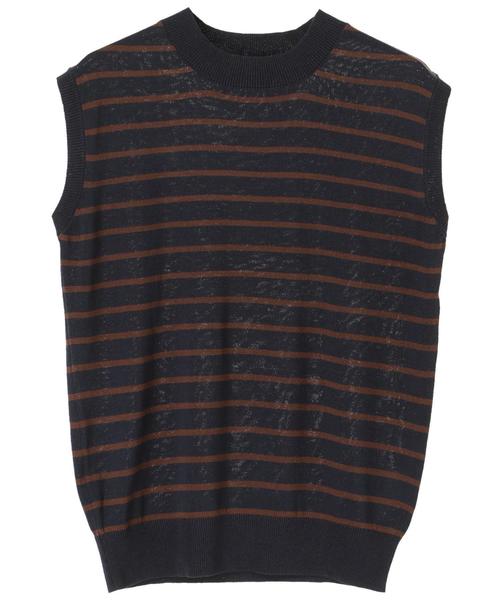 AMERICAN HOLIC(アメリカンホリック)の「・ハイネックニットノースリーブプルオーバー *(ニット/セーター・レディース・ブラック/ベージュ/ブラウン/イエロー/キャメル/グリーン/ブルー/その他7/ブルー系その他2・L/M)」の18枚目の写真