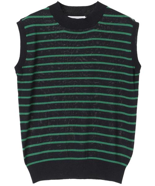 AMERICAN HOLIC(アメリカンホリック)の「・ハイネックニットノースリーブプルオーバー *(ニット/セーター・レディース・ブラック/ベージュ/ブラウン/イエロー/キャメル/グリーン/ブルー/その他7/ブルー系その他2・L/M)」の11枚目の写真