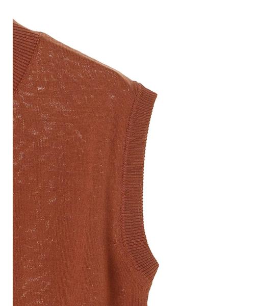 AMERICAN HOLIC(アメリカンホリック)の「・ハイネックニットノースリーブプルオーバー *(ニット/セーター・レディース・ブラック/ベージュ/ブラウン/イエロー/キャメル/グリーン/ブルー/その他7/ブルー系その他2・L/M)」の16枚目の写真