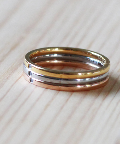 TONE SELECT GOODS（トーンセレクトグッズ）の「【vie】ステンレスリング（リング・レディース・イエロー/シルバー/ピンク・#13/#7/#9/#11/#15/#19/#21/#1/#3/#17/#5）」の5枚目の写真