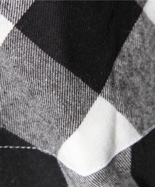 WEGO（ウィゴー）の「WEGO/ブロックチェックBIGシャツ（シャツ/ブラウス・レディース・ホワイト/ブルー/イエロー/レッド・FREE）」の12枚目の写真