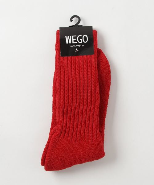 WEGO(ウィゴー)の「WEGO/プレーンソックス(ソックス/靴下・メンズ・マスタード/パープル/レッド/ワイン/ブラック/ホワイト/ブラウン/ダークグリーン・FREE)」の7枚目の写真