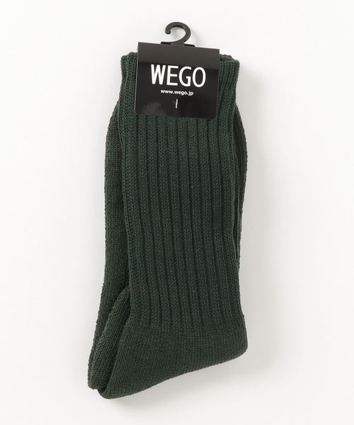 WEGO(ウィゴー)の「WEGO/プレーンソックス(ソックス/靴下・メンズ・マスタード/パープル/レッド/ワイン/ブラック/ホワイト/ブラウン/ダークグリーン・FREE)」の4枚目の写真