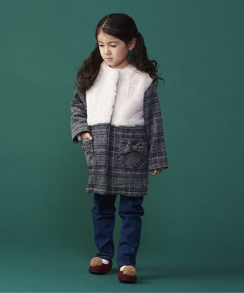 apres les cours（アプレレクール）の「テーパードデニムパンツ 10分丈（デニムパンツ・キッズ・ネイビー/ブルー・130/140/120/80/100/110/90）」の9枚目の写真