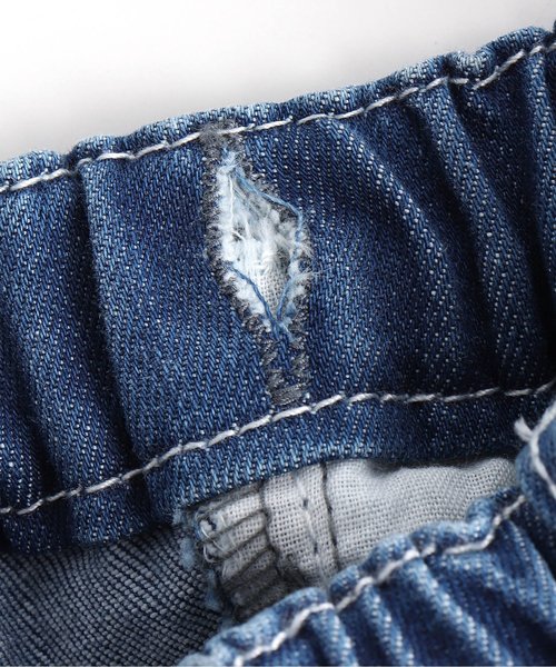 apres les cours（アプレレクール）の「テーパードデニムパンツ 10分丈（デニムパンツ・キッズ・ネイビー/ブルー・130/140/120/80/100/110/90）」の11枚目の写真