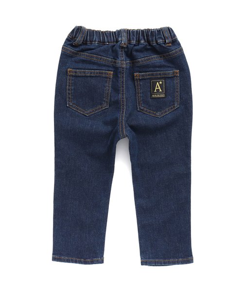 apres les cours（アプレレクール）の「テーパードデニムパンツ 10分丈（デニムパンツ・キッズ・ネイビー/ブルー・130/140/120/80/100/110/90）」の14枚目の写真