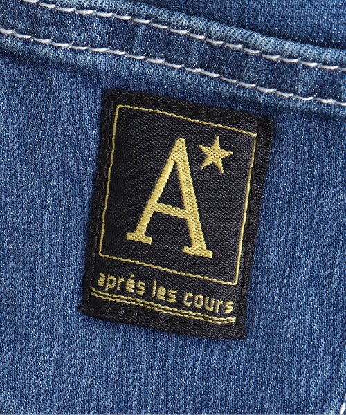 apres les cours（アプレレクール）の「テーパードデニムパンツ 10分丈（デニムパンツ・キッズ・ネイビー/ブルー・130/140/120/80/100/110/90）」の17枚目の写真